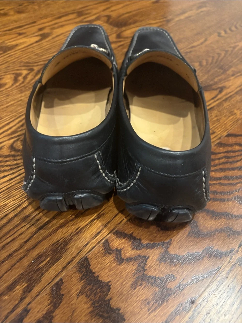 Salvatore Ferragamo Black Leather Bit Loafers